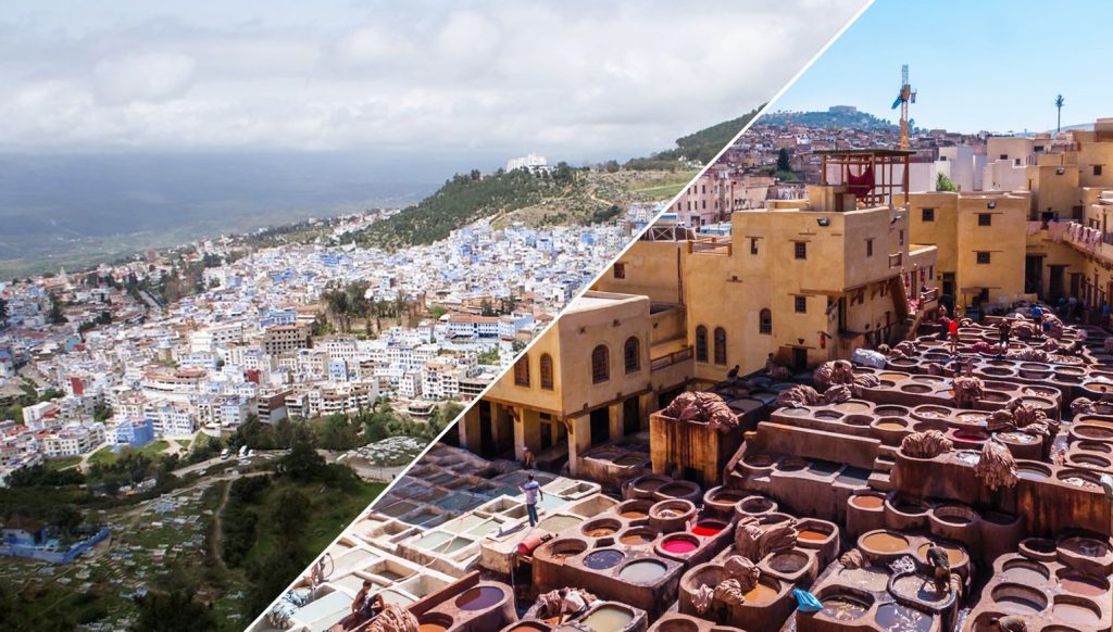 Maroc médinas du Nord, Fes, Chefchaouen, Tétouan, Tanger